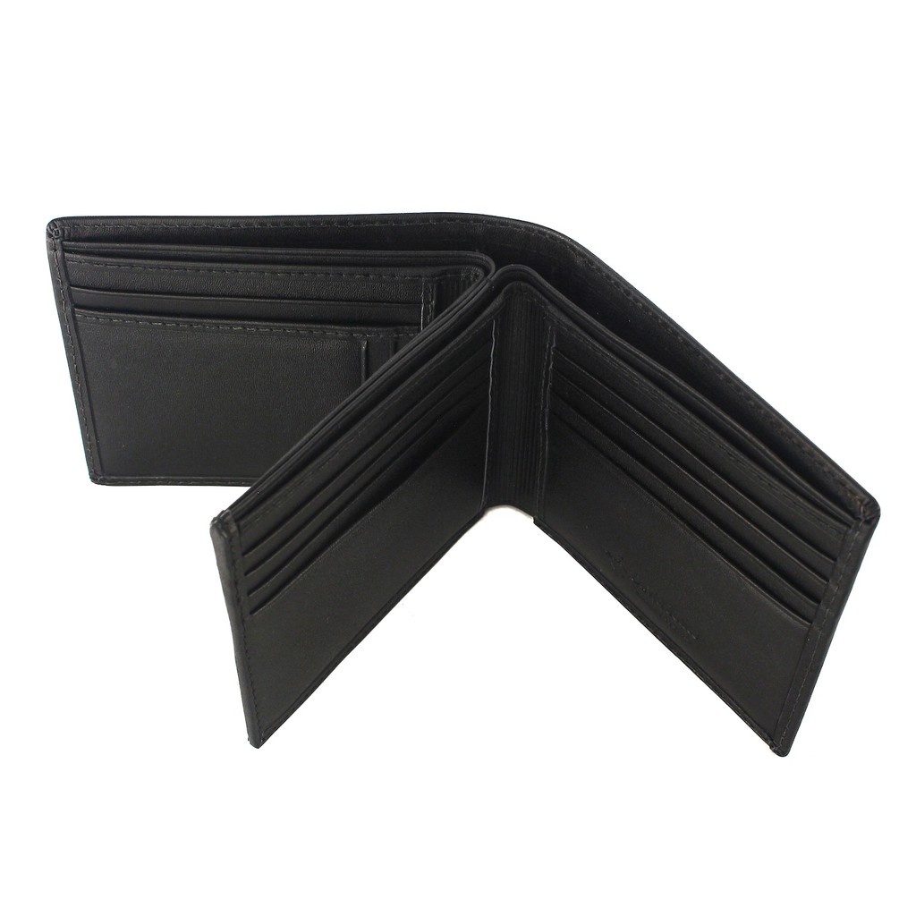 TOKOKOE - Dompet Pria model Tidur bahan Kulit Premium Dompet Lipat - David Jones 5211 Black