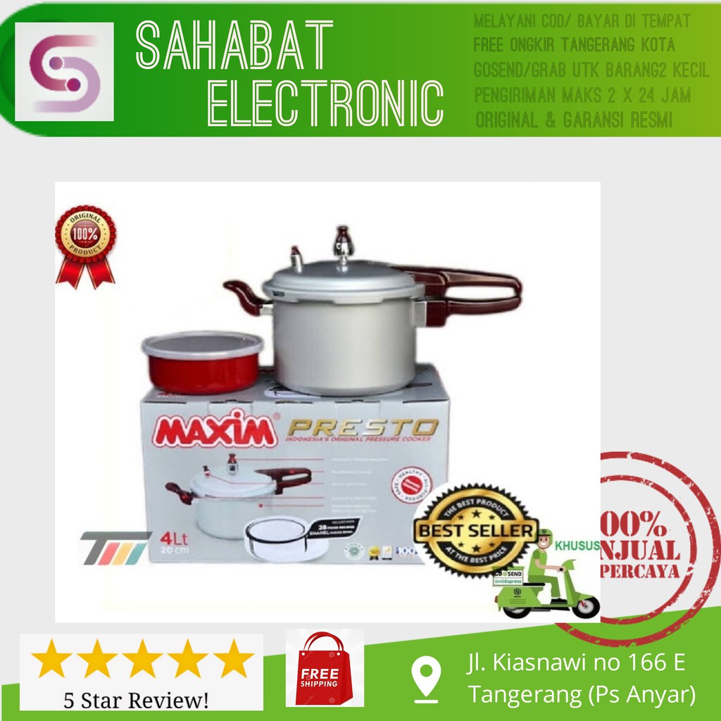 PANCI PRESTO MAXIM 7 LITER / 24 CM Shopee Indonesia