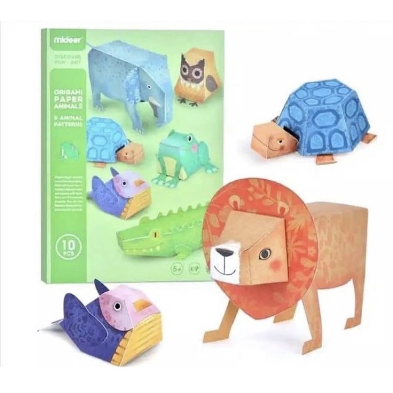 

Mideer DIY origami paper animals - diy animals - mideer animals