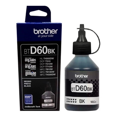 Tinta Brother BTD60bk hitam DCP T220 T420w T720DW T310 T510w T710w MFC T810w T910wT300 T500w T700w T800w