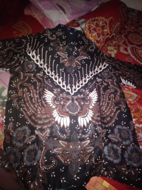Kemeja Batik Pria Prabowo Batik Solo Modern Kemeja Pria Lengan Panjang Ori By Raya