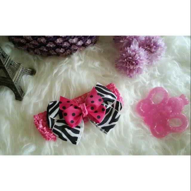 

Headband Pita Zebra Pink