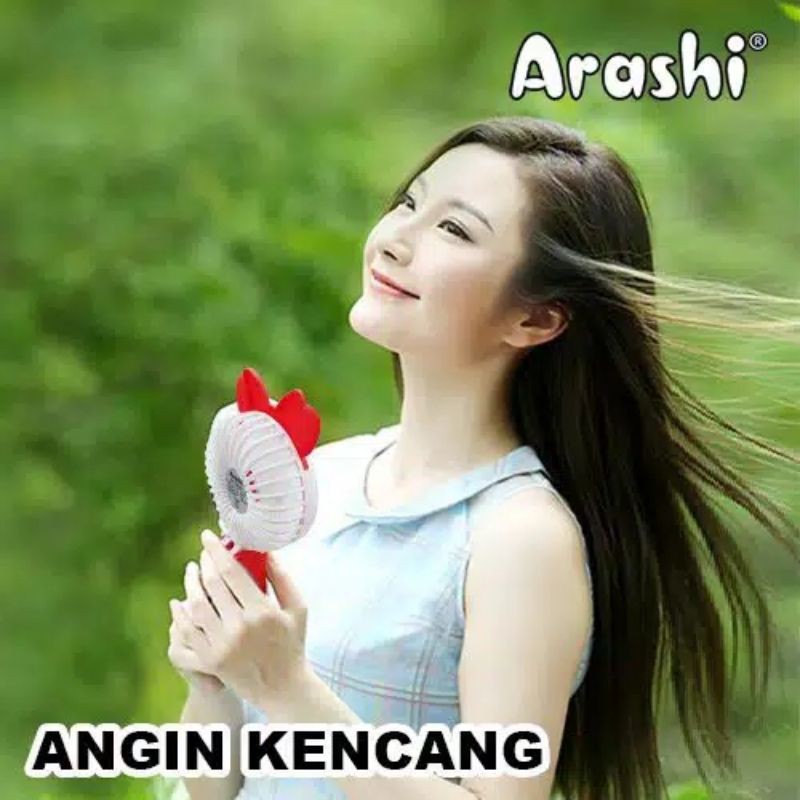 Arashi Mini Fan / Kipas Angin Portable Miki Fan 403