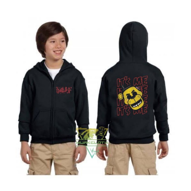 JAKET HOODIE ZIPPER ANAK FIVE NIGHTS AT FREDDYS FNAF - MUAKCLOTH