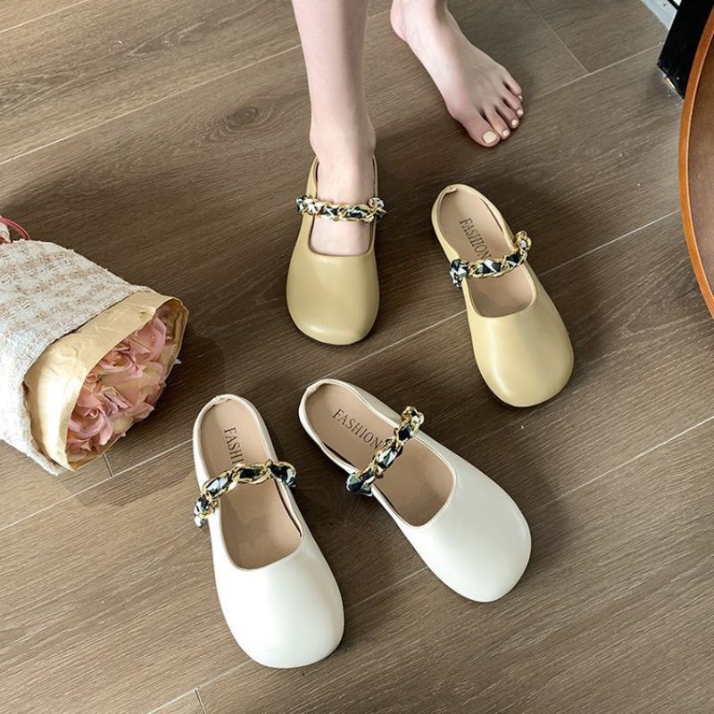 NF11008 - Sandal Slip On Syal Fashion Wanita Import