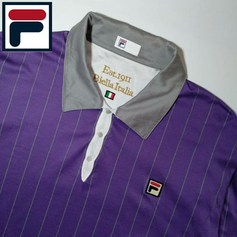 Fila polo long sleeve fila bekas fila second original