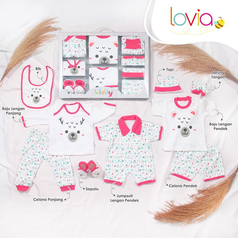 Kiddy Baju Set Bayi /  Gift Set Bayi / Hampers Bayi / Baju Bayi Komplit