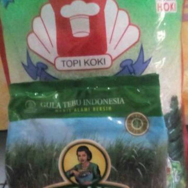 

Paket Sembako Beras Topikoki 5kg + gulaku 1kg