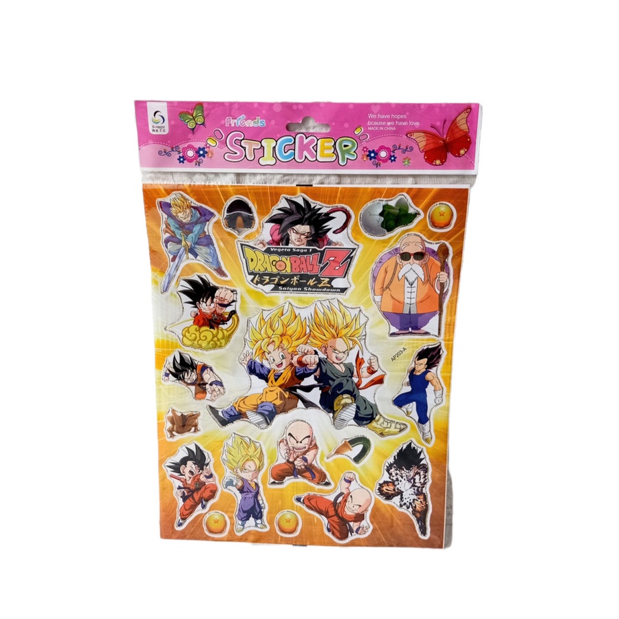 BISA COD Mainan Stiker STICKER DRAGONBALL / Mainan Koleksi / Sticker Mainan Motif Kartun