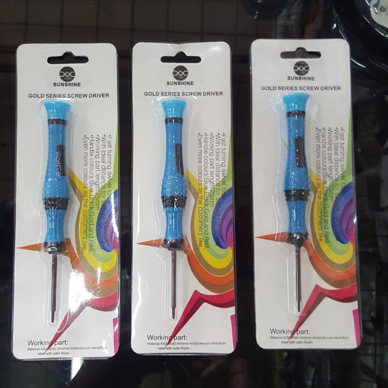 Obeng Hp Elektronik Plus (+) / Obeng Satuan Plus Ukuran 1.5 / Obeng jam tangan kacamata