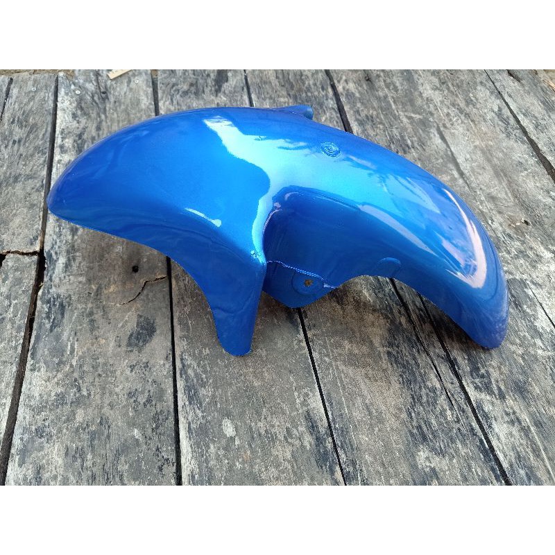 slebor depan ninja 150rr krr warna biru