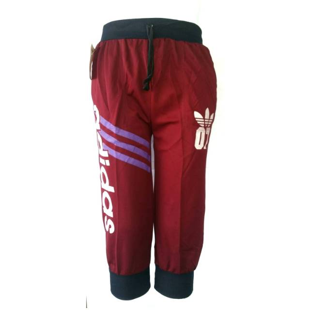 Celana Jogger Kolor Pendek 7/9 Celana Wanita Pria Santai Jogger Training