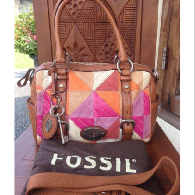 FOSSIL MADDOX SATCHEL PW LARGE