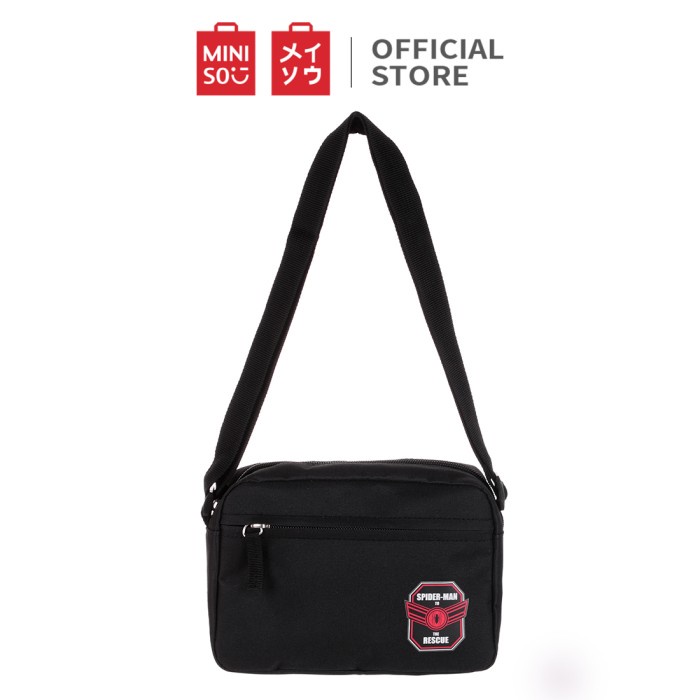 MINISO Marvel Tas Selempang Wanita Pria Sling Bag Tas Bahu Cewek Cowok - White