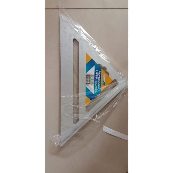 

✣ Penggaris Segitiga Siku L Sudut Derajat Alumunium Speed Square 7 " Pro ℀