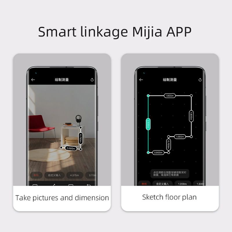 Meteran Laser Mijia Smart Laser RangeFinder App Control