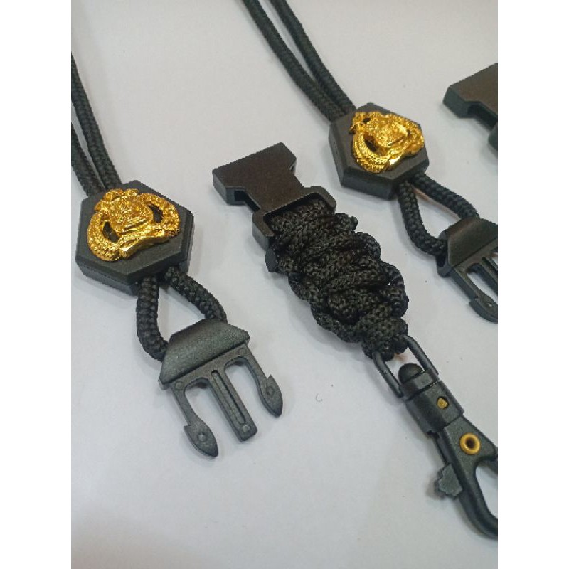 

lanyard id card logo tribrata timbul tali id card kartu pengait