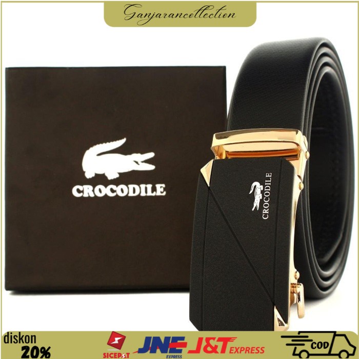 (COD) GESPER GASPER BELT IKAT PINGGANG KULIT PRIA ASLI IMPORT BRANDED C20 - cr63