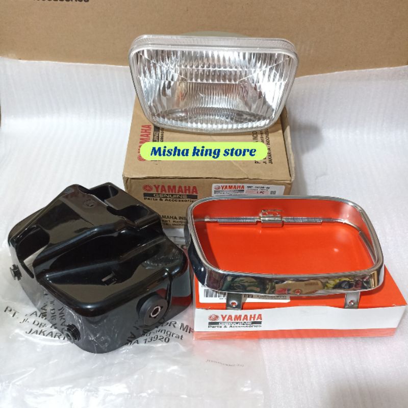 Reflektor lampu depan rx king new original lampu oval rx king ori