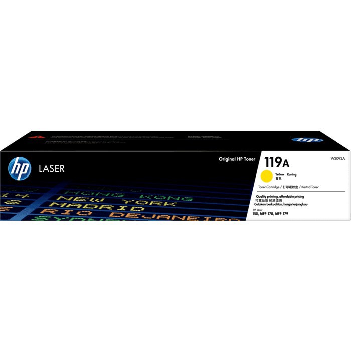 Toner HP 119A Yellow Original Laser Cartridge (W2092A)