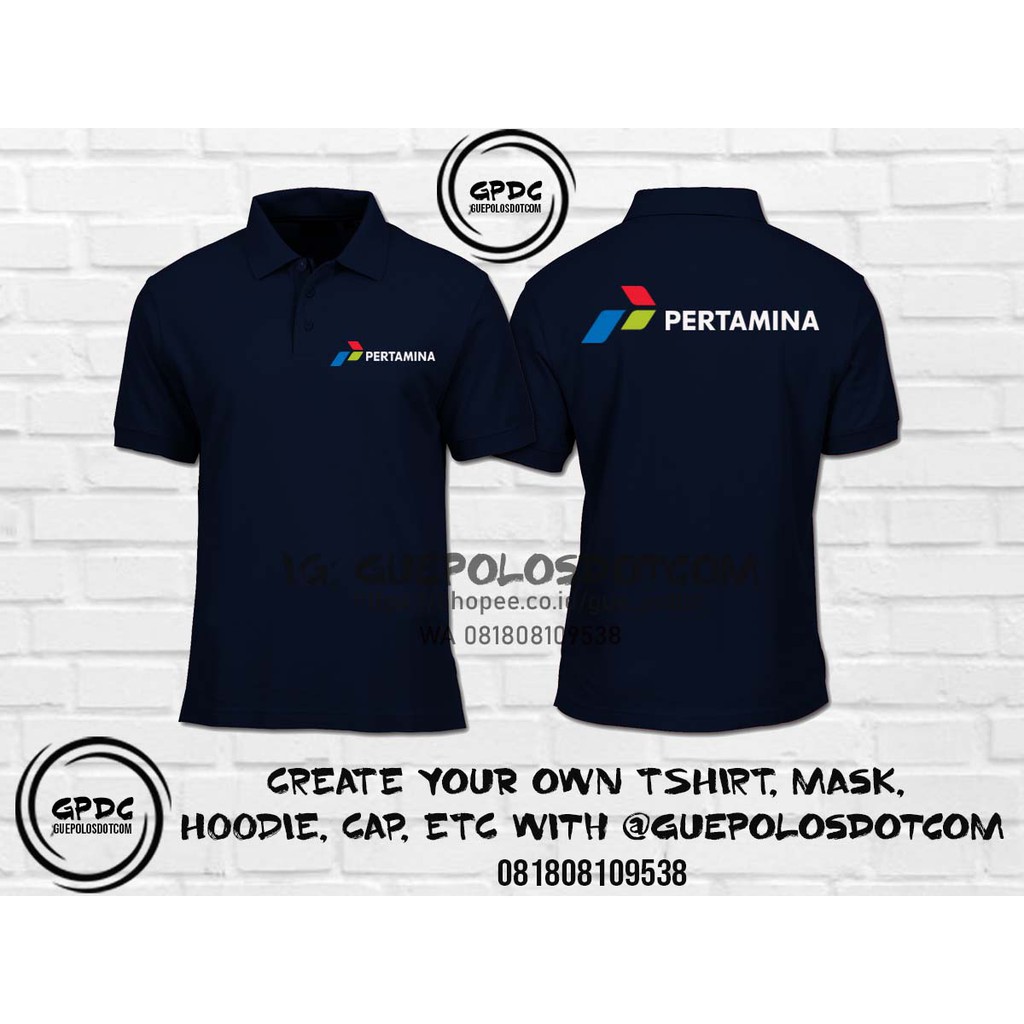 QH BAJU KAOS POLO TSHIRT PERTAMINA BUMN - KAOS PERTAMINA BUMN - POLOSHIRT PERTAMINA - BAJU PERTAMINA