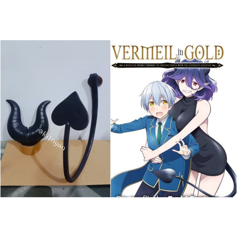 Vermeil tanduk dan ekor
