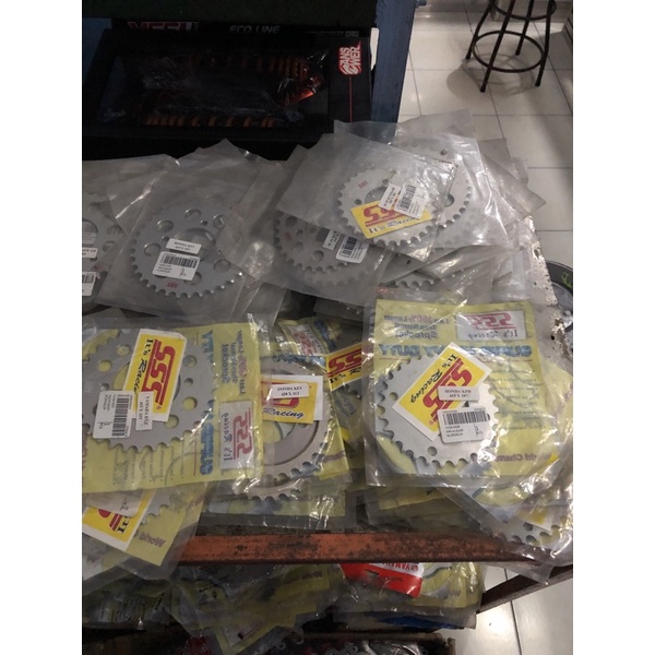 ger belakang SSS 415 alumini silver ukuran 26 - 40