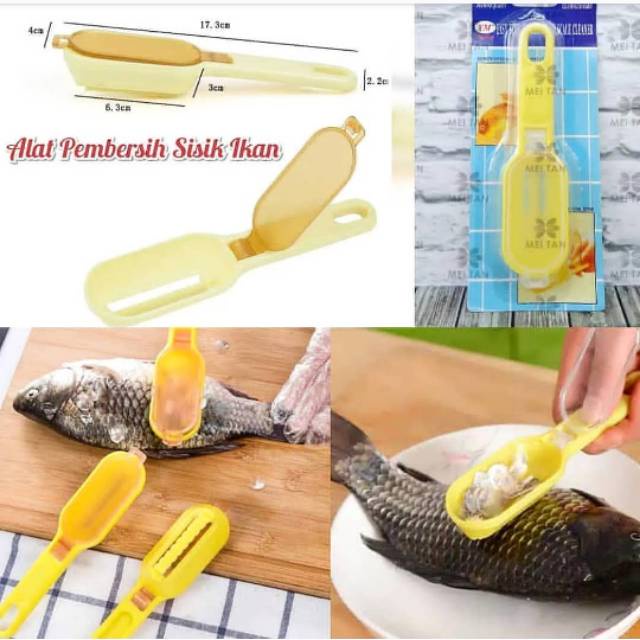 Alat Pembersih Sisik Ikan Praktis Murah Fish Chef Kitchen Tools Dapur