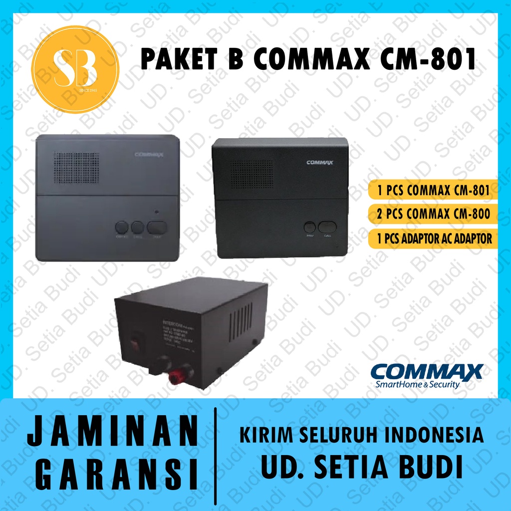 Paket B Commax CM-801 Intercom