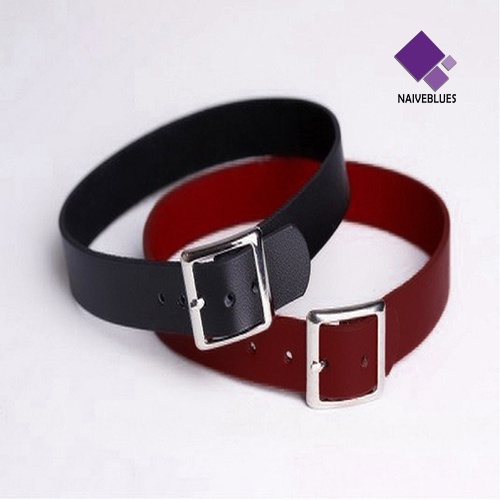 Kalung Choker Bahan Kulit Imitasi Aksen Rivet Spike Buckle Gaya Punk Untuk Wanita