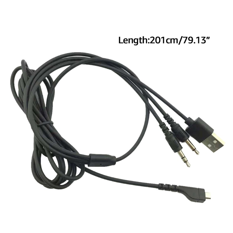 Cre Kabel Charger Audio 4 in 1 3.5mm Panjang 1.8m Untuk SteelSeries-Arctis