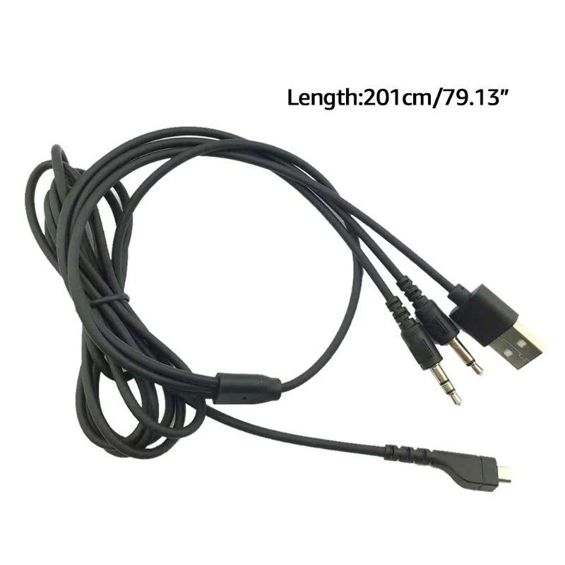 Bt 1.8m/6ft 4in1 Kabel 3.5mm Jack Headphone Kabel Pengganti Kabel Pengisian Untuk Arctis 75 3 Pro