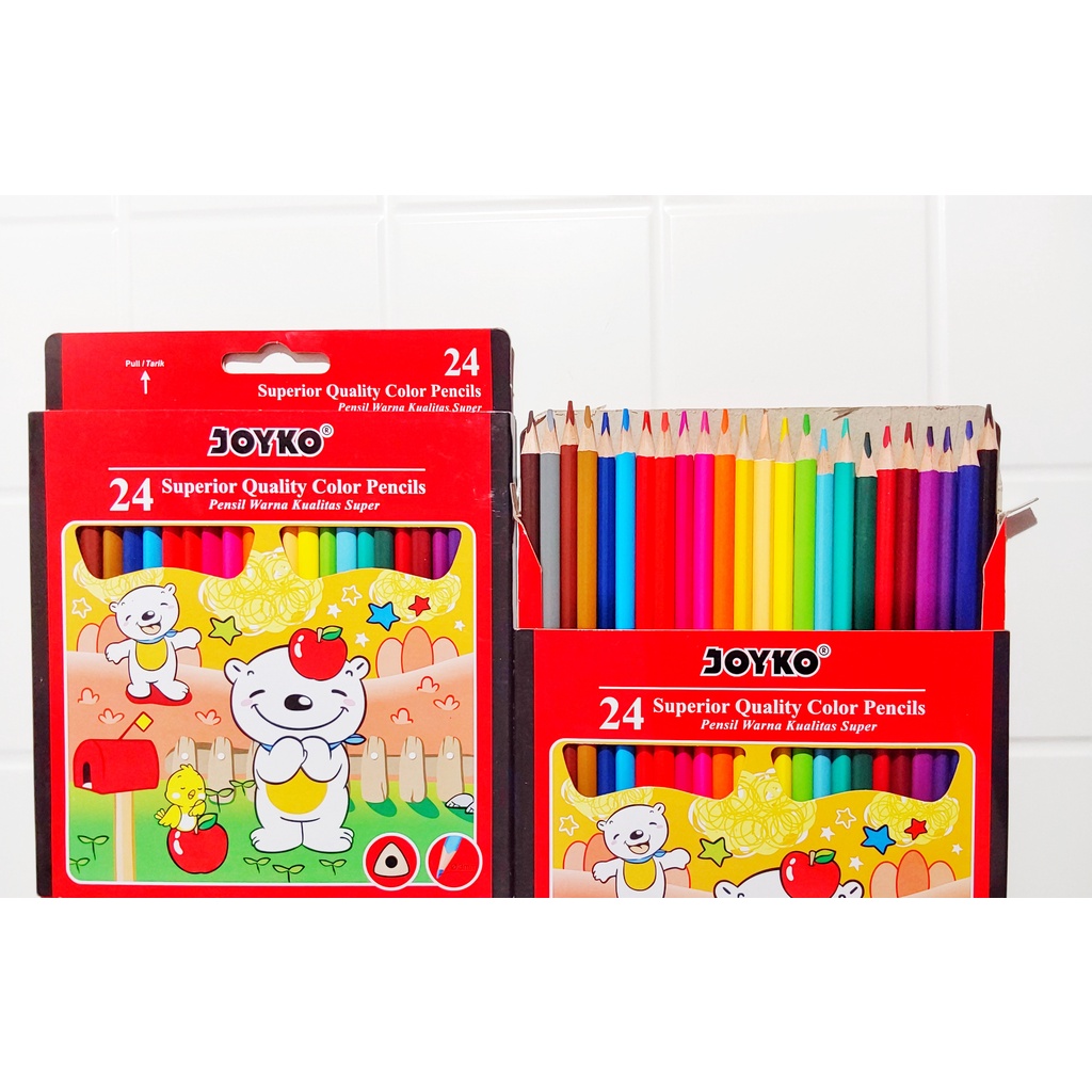 PENSIL WARNA JOYKO CP-TR24PB / PENSIL WARNA JOYKO TR24 WARNA-1