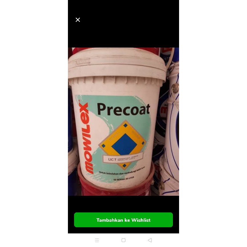 mowilex undercoat precoat waterbased 20liter