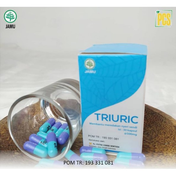 TRIURIC Obat Asam Urat/Nyeri Sendi isi 30 Kapsul