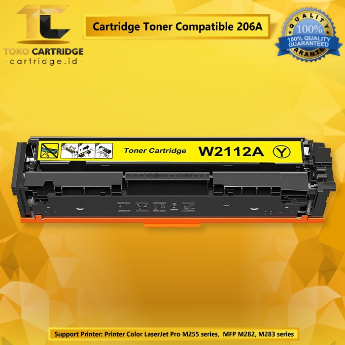 Cartridge Toner Compatible 206A W2110A W2111A W2112A W2113A M255 M282