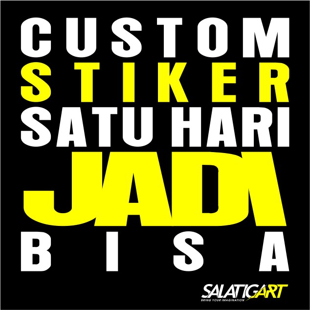 pesan stiker cutting design custom bebas sticker printing