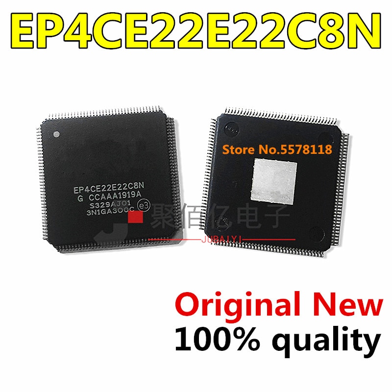 1~5pcs EP4CE22E22C8N EP4CE22E22 QFP144 Chipset Original100% Baru