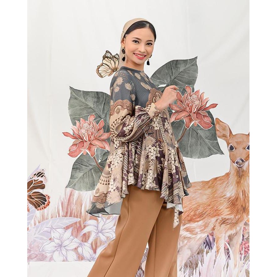 KYRA BLOUSE WEARINGKLAMBY WEARING KLAMBY BLUE DE CHAUFFE SIZE M