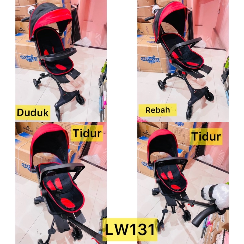 [TERMURAH ] STROLLER ANAK SPACE BABY MIKRO TRIKE EXOTIC LW171 LW131 LW166 166 116 / LW 129 / LW 118 LW 171/ Family traveler