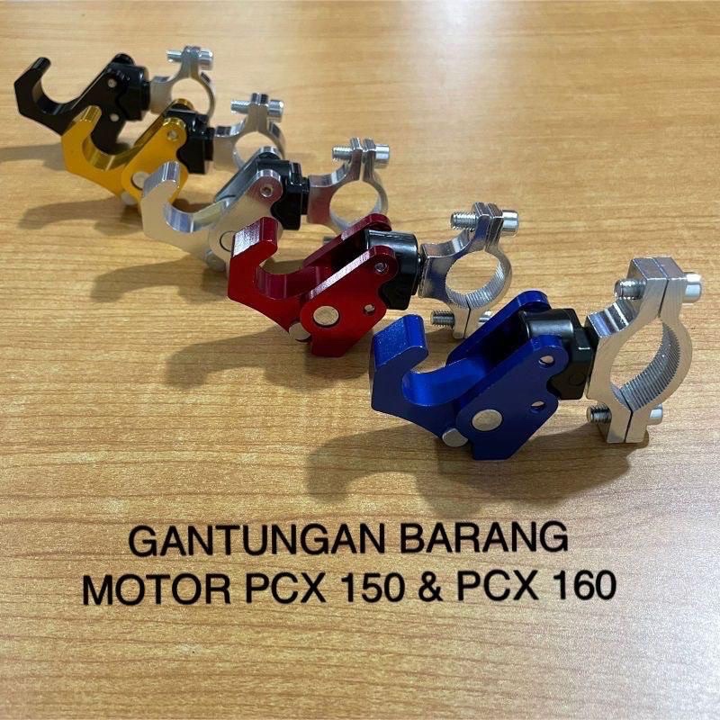 GANTUNGAN BARANG MOTOR MODEL PCX LIPAT CANTOLAN CENTOLAN BARANG DISTANG MODEL PCX UNIVERSAL XRIDE NMAX SCOOPY BYSON VIXION DLL FULL CNC