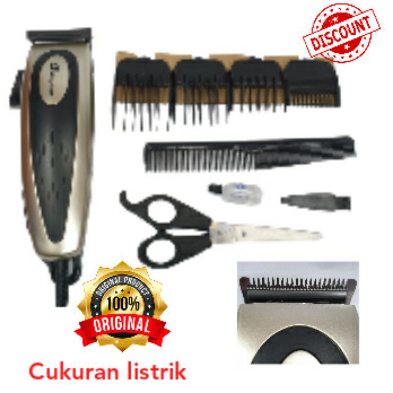 Mesin Cukur Rambut Jinghao 4613 Cukuran Murah Hair Clipper Eletric Dan Kliper profesional  Original