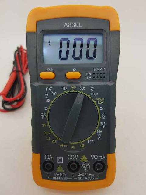 Multimeter Multitester Avometer Digital Buzzer A830