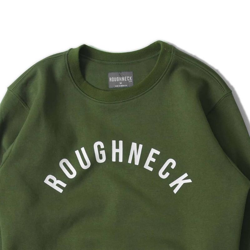 Roughneck SS101 White Sig Sea Camouflage Crewneck-sweatshirt roughneck-crewneck roughneck-HIJAU ARMY
