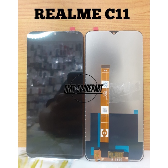 LCD TOUCHSCREEN OPPO A15 A15S REALME NARZO 30A ORIGINAL BLACK - HP168