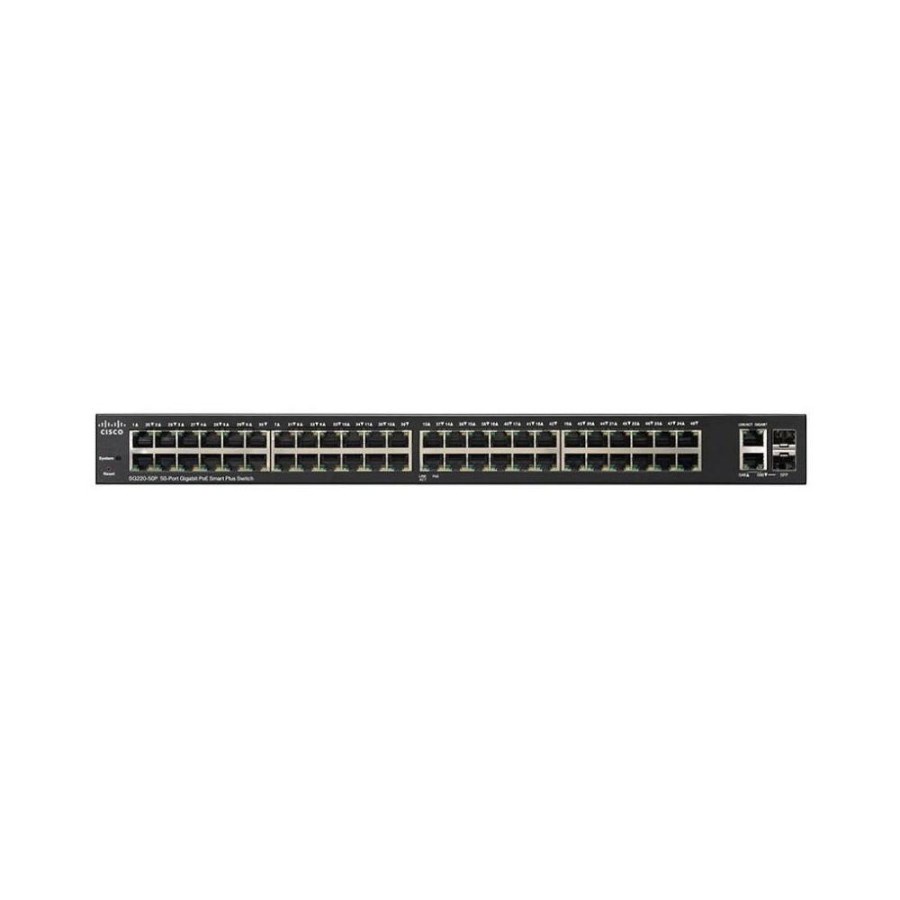 Cisco SG220-50P-K9-EU, 50-Port Gigabit PoE Smart Switch