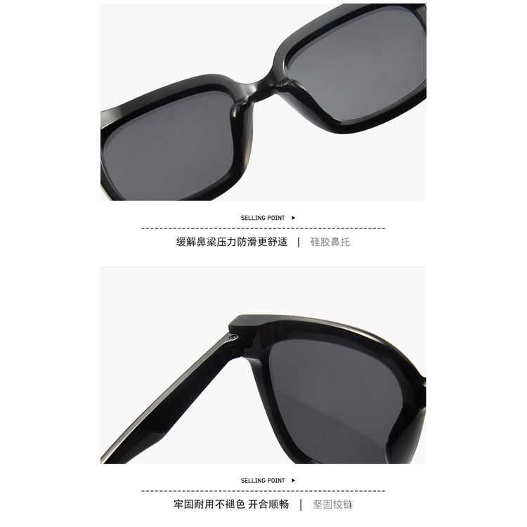 Kacamata Hitam Pria / Wanita Model Korea Frame Kotak Besar
