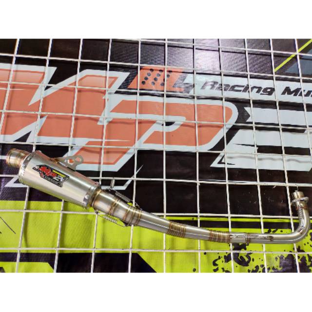 Knalpot jupiter z roadrace mp2 muffler mp4 type oval