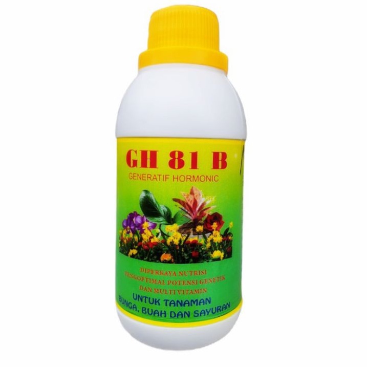 PUPUK HORMONIK GH81B + Vitamin B1, B2, B6,B12 dan Vit C. UNTUK TANAMAN BUNGA DAN TANAMAN HIAS 250 ML