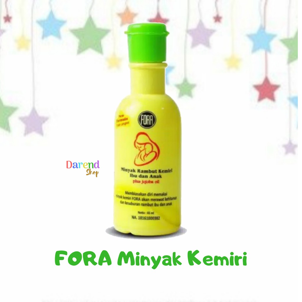 Minyak Kemiri FORA Penyubur/Perawatan Rambut Bayi/Minyak Kemiri Bayi/Minyak Kemiri Penumbuh Rambut